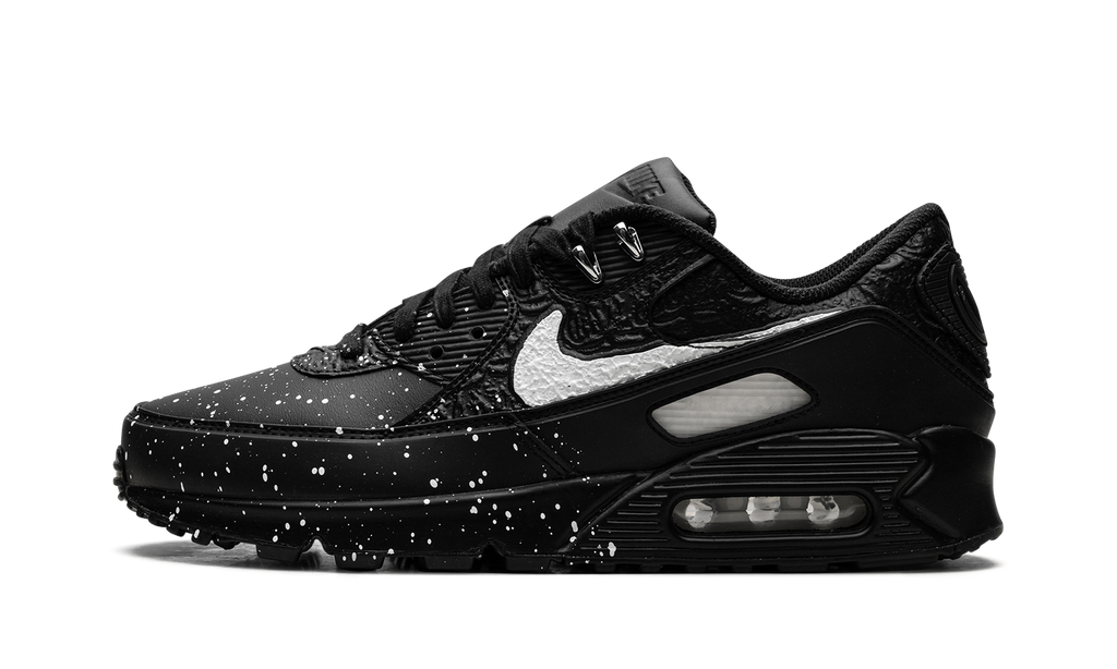 "Slawn - Black Speckle" Air Max 90 FD6492 001 - product image from the listing.