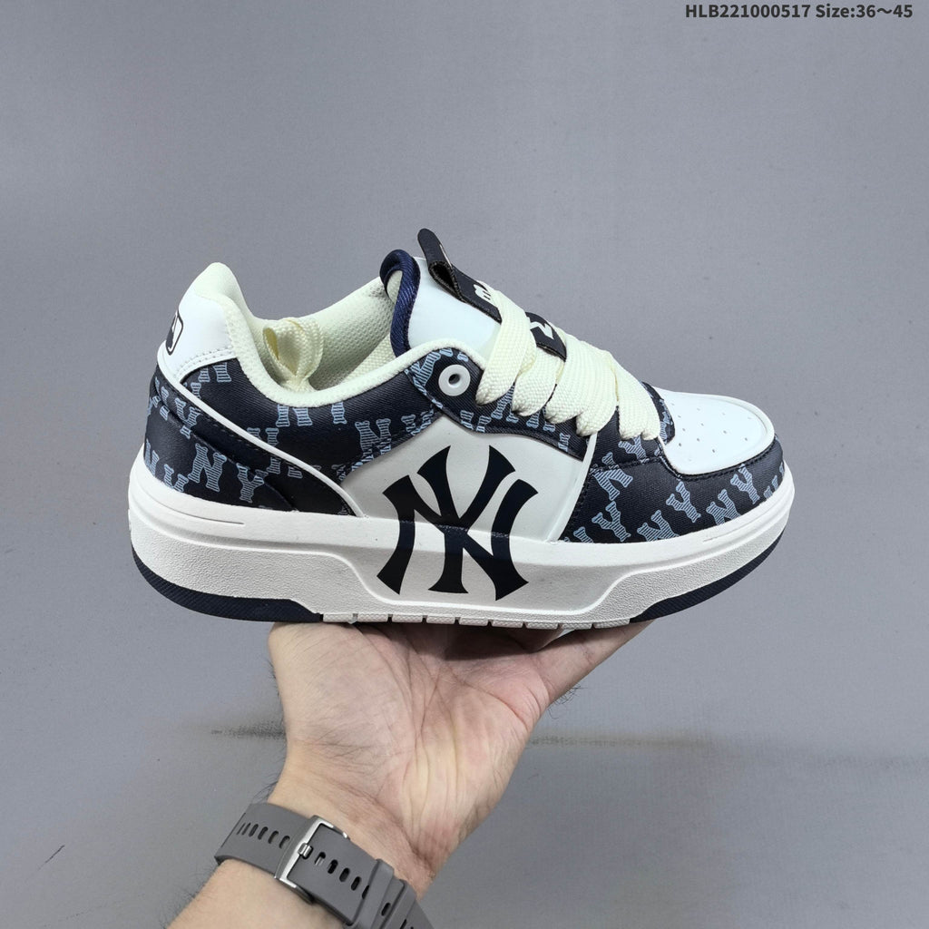MLB New York Yankees Platform Sneakers, in Navy and White - product image from the listing.