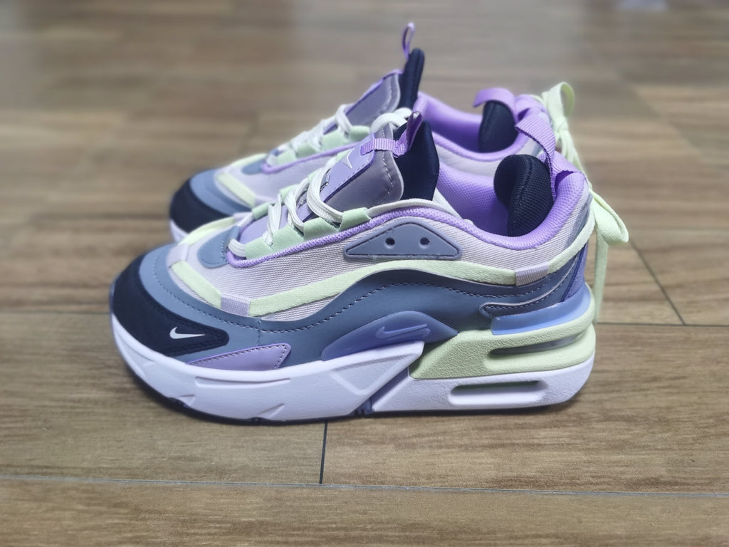 Nike Chunky Sneakers in Purple, in Gray and Pale Yellow - product image from the listing.