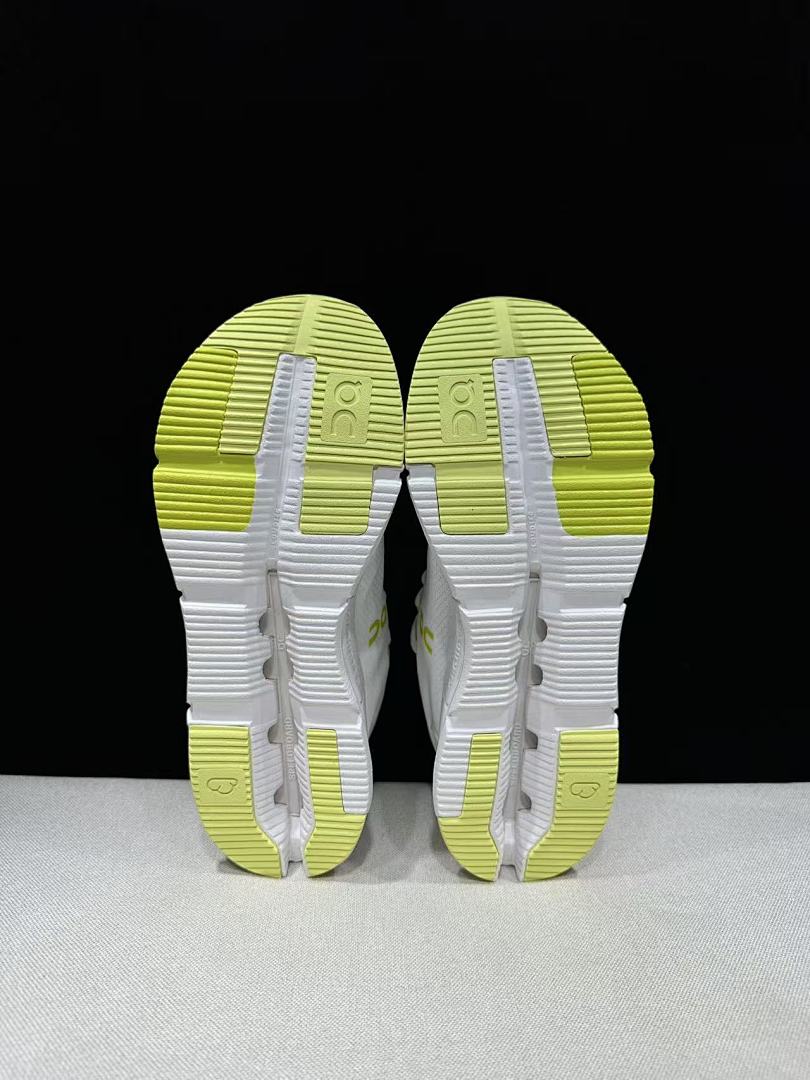 On Cloudnova 2 Sneakers in White and Lime - product image from the listing.