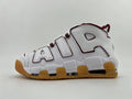 Nike Air More Uptempo Sneakers in White Burgundy FJ2846-100 - product image from the listing.