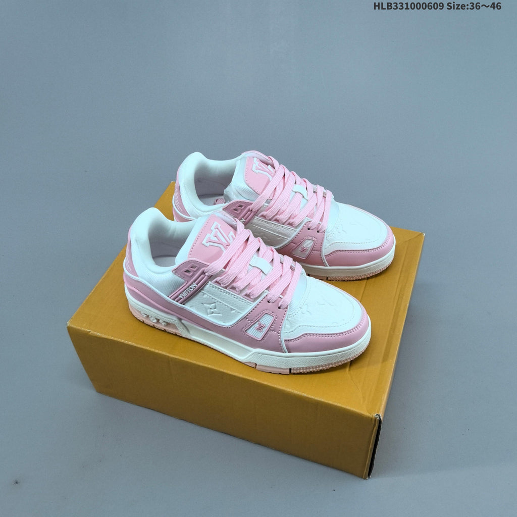 Louis Vuitton Trainer Low-Cut Sneakers, Multiple Colors - product image from the listing.