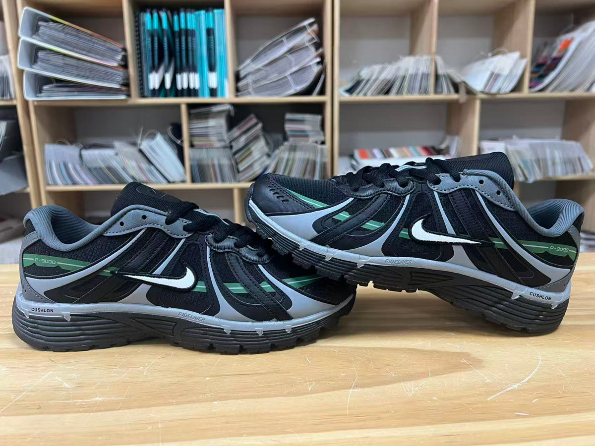 Nike P-9000 Sneakers in Black Grey Green IZ4752-004 - product image from the listing.