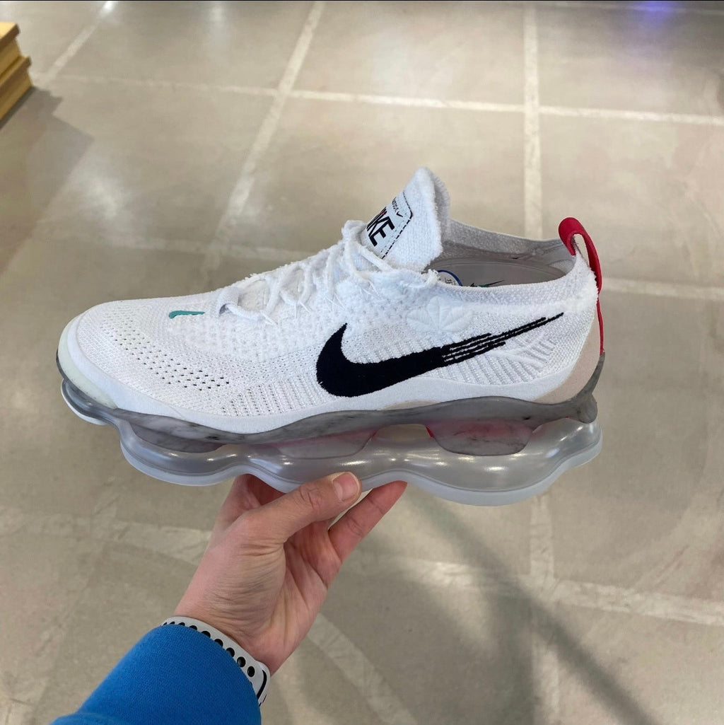 Nike Air Max Scorpion Sneakers in White Black FD4319-101 - product image from the listing.