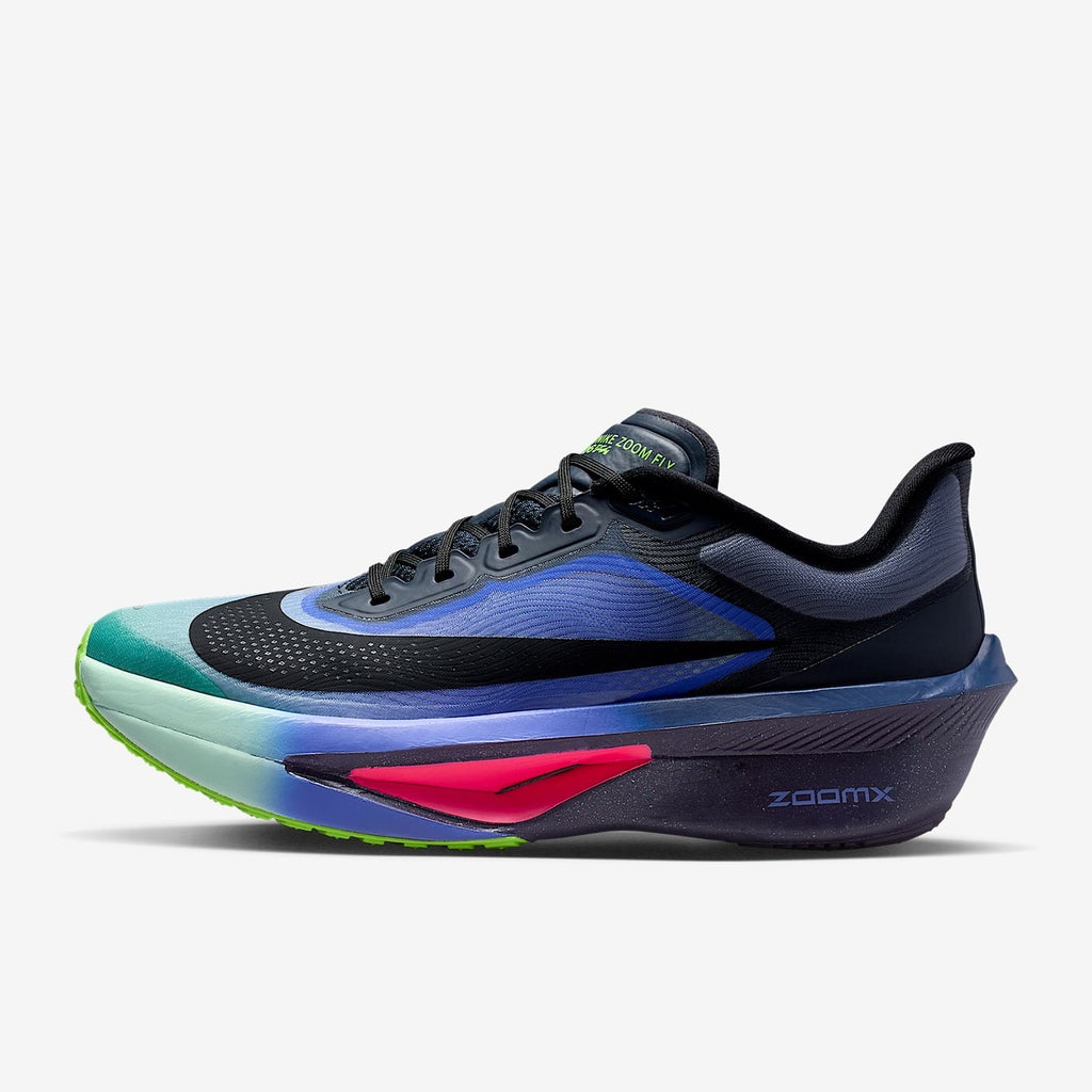 Nike Zoom Fly 6 Running Shoes in Black Blue Green - product image from the listing.