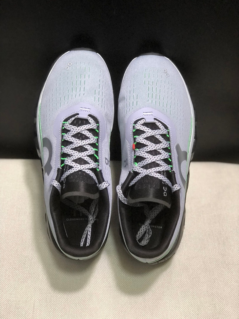 On Cloudmonster 2 Running Shoes in Ice Green - product image from the listing.