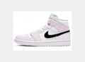 Jordan BQ6472 Mid-Top Sneakers in Pink and White - product image from the listing.
