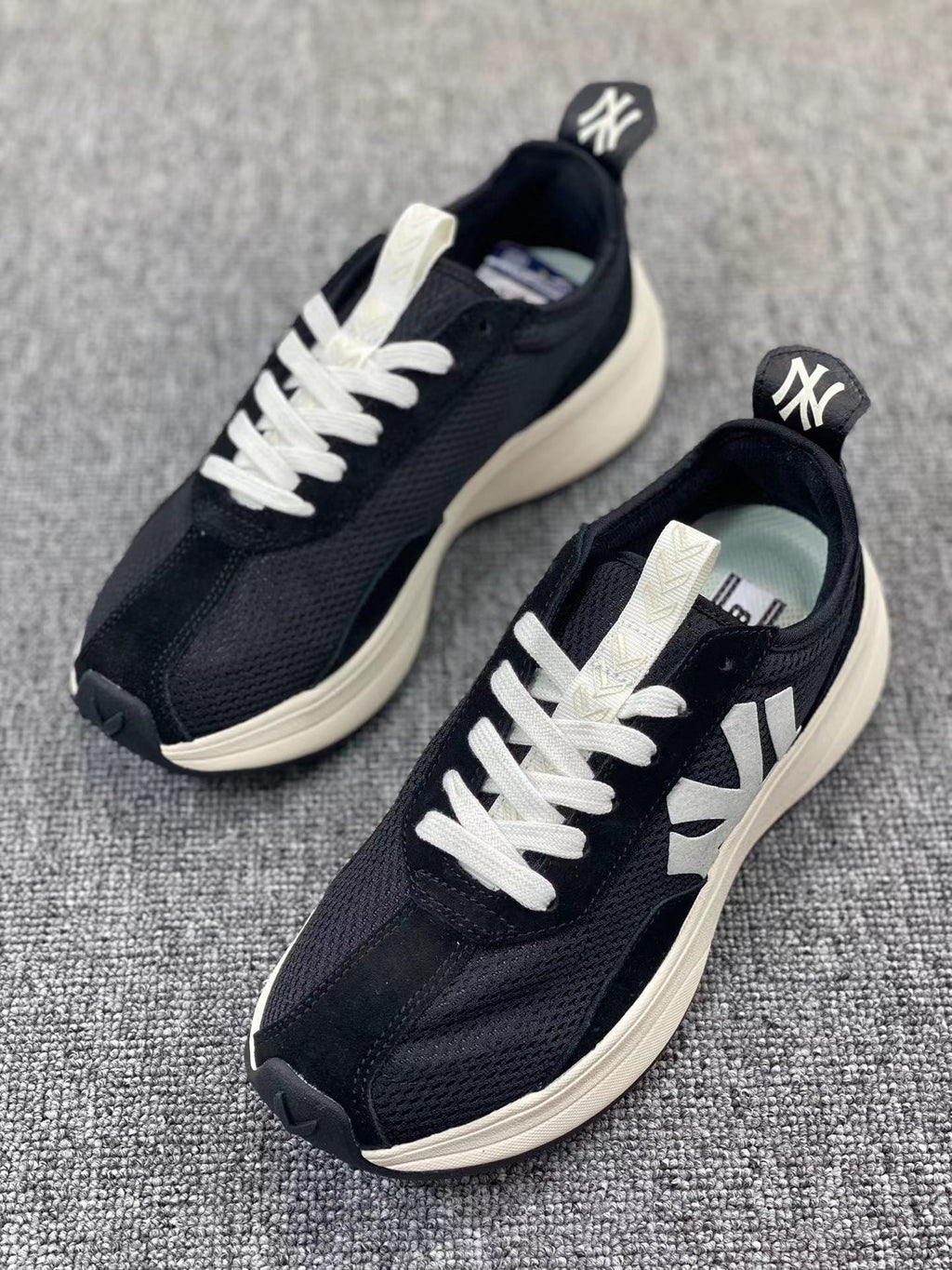 White MLB Chunky Low-Top Sneakers - product image from the listing.