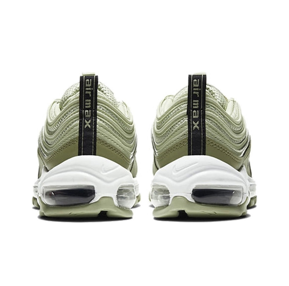 Women's Nike Air Max 97 Sneakers Olive Green CI7388-301 - product image from the listing.