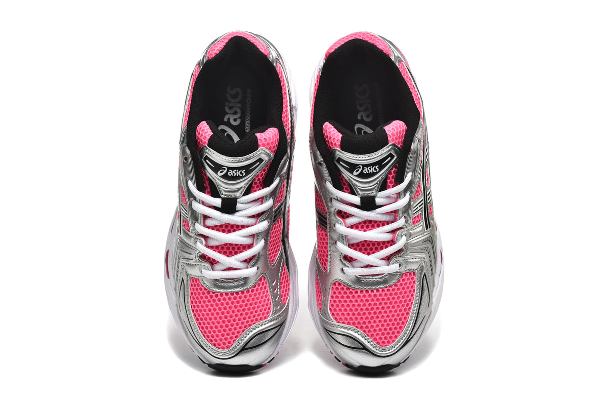 ASICS Gel-Kayano 14 Running Sneakers in Pink Silver - product image from the listing.