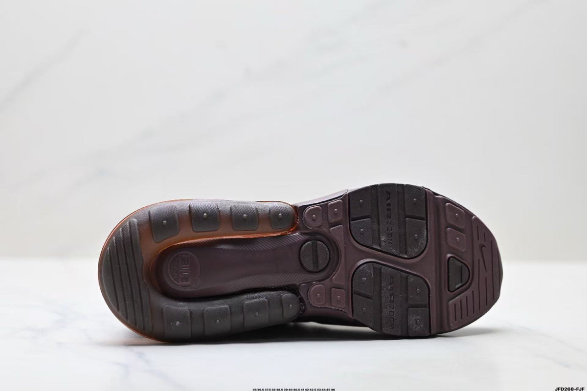Nike Air Max 270 Running Shoes in Burgundy - product image from the listing.