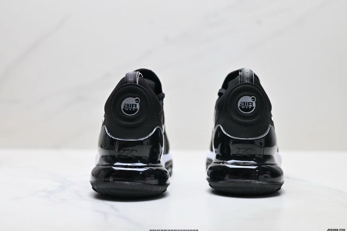 Nike Air Max 270 Sneakers in Black and White - product image from the listing.