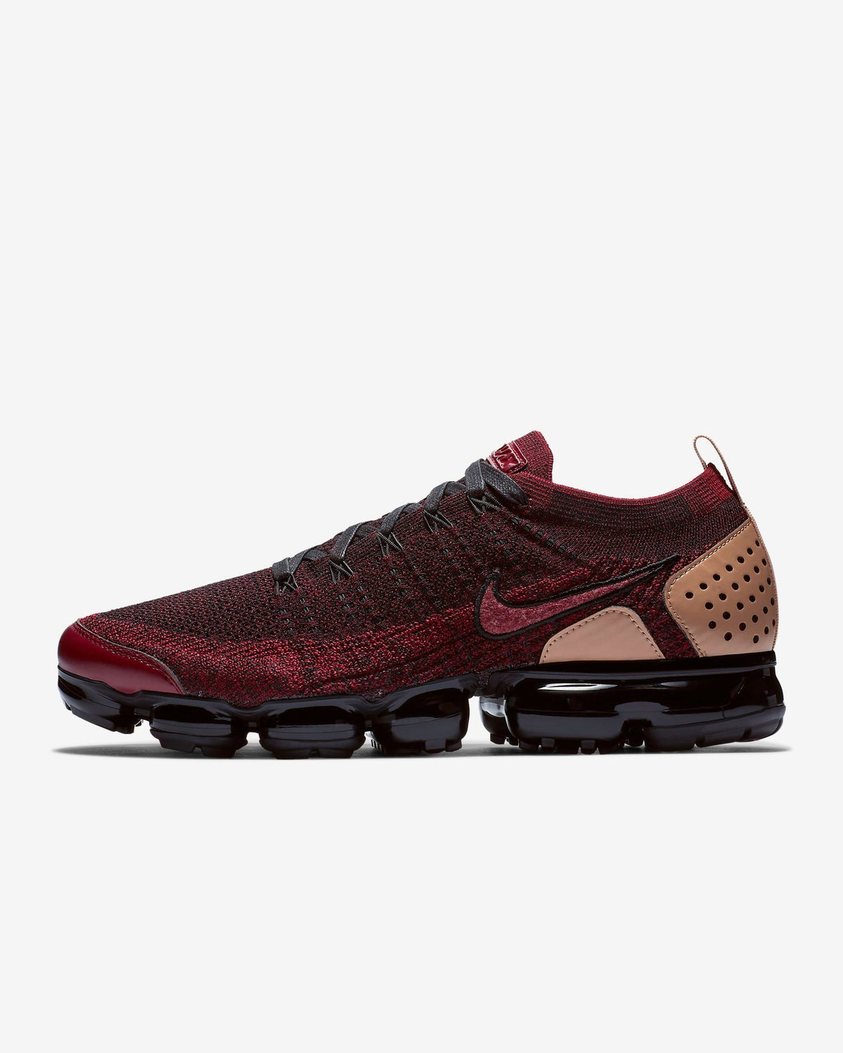 Nike Air VaporMax Flyknit 2 NRG in Burgundy AT8955-600 - product image from the listing.