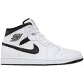 Jordan 1 Mid - White Black - product image from the listing.