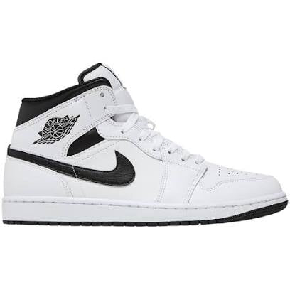Jordan 1 Mid - White Black - product image from the listing.