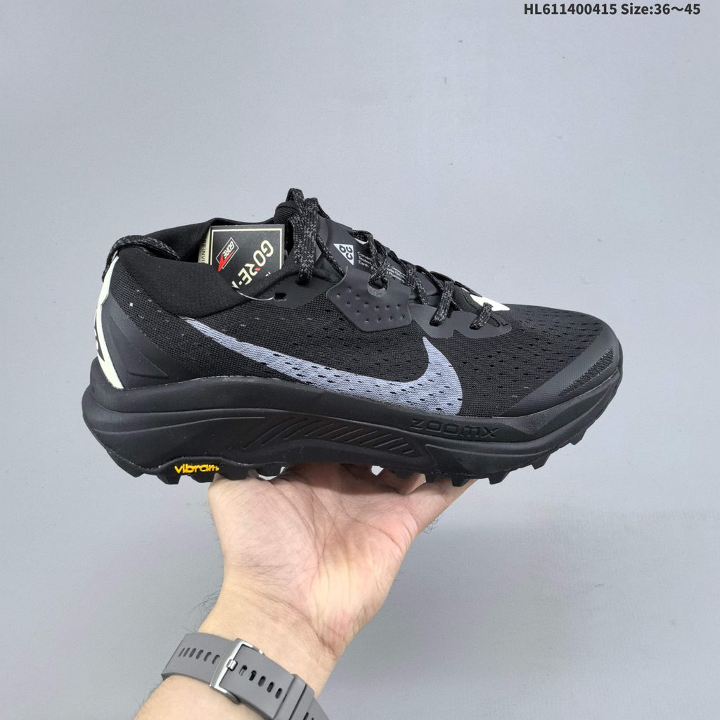 Nike ACG Zegama Trail Running Shoes in Black Gray - product image from the listing.