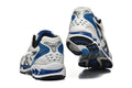 ASICS GEL Running Sneakers in White and Blue - product image from the listing.