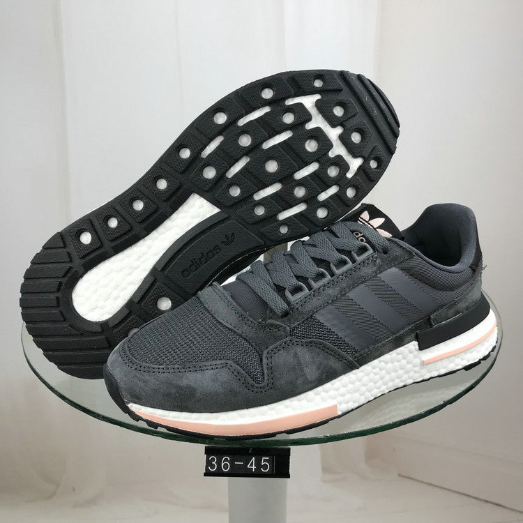adidas Originals ZX 500 RM Boost Sneakers, in Charcoal - product image from the listing.