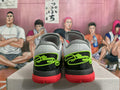 Nike Zoom Freak 1 Basketball Shoes in Grey Black Green - product image from the listing.