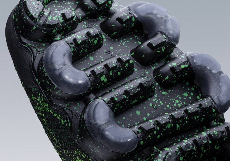 Nike Air VaporMax Moc 2 Acronym in Black Volt AQ0996-007 - product image from the listing.
