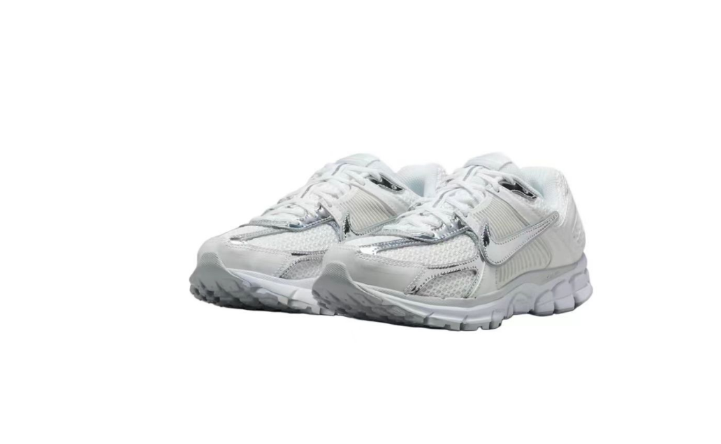 Nike Air Zoom Vomero 5 Running Shoes in White - product image from the listing.