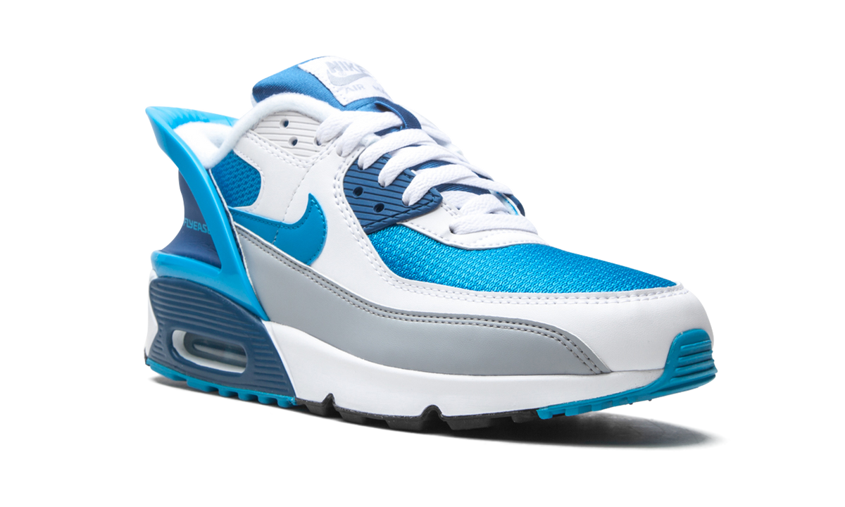 "Laser Blue" Air Max 90 FlyEase GS CV0526 103 - product image from the listing.