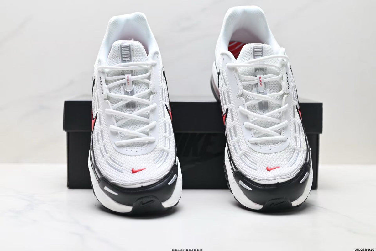 Nike Air Max 200 Sneakers in White Black Red - product image from the listing.