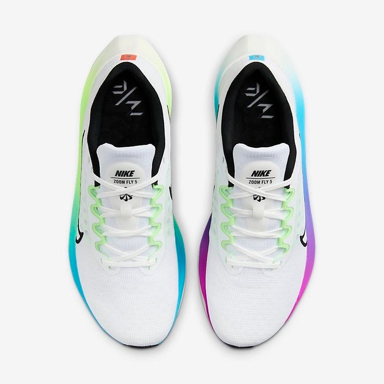 Nike Zoom Fly 5 Running Shoes FQ6851-101 in White Multicolor - product image from the listing.
