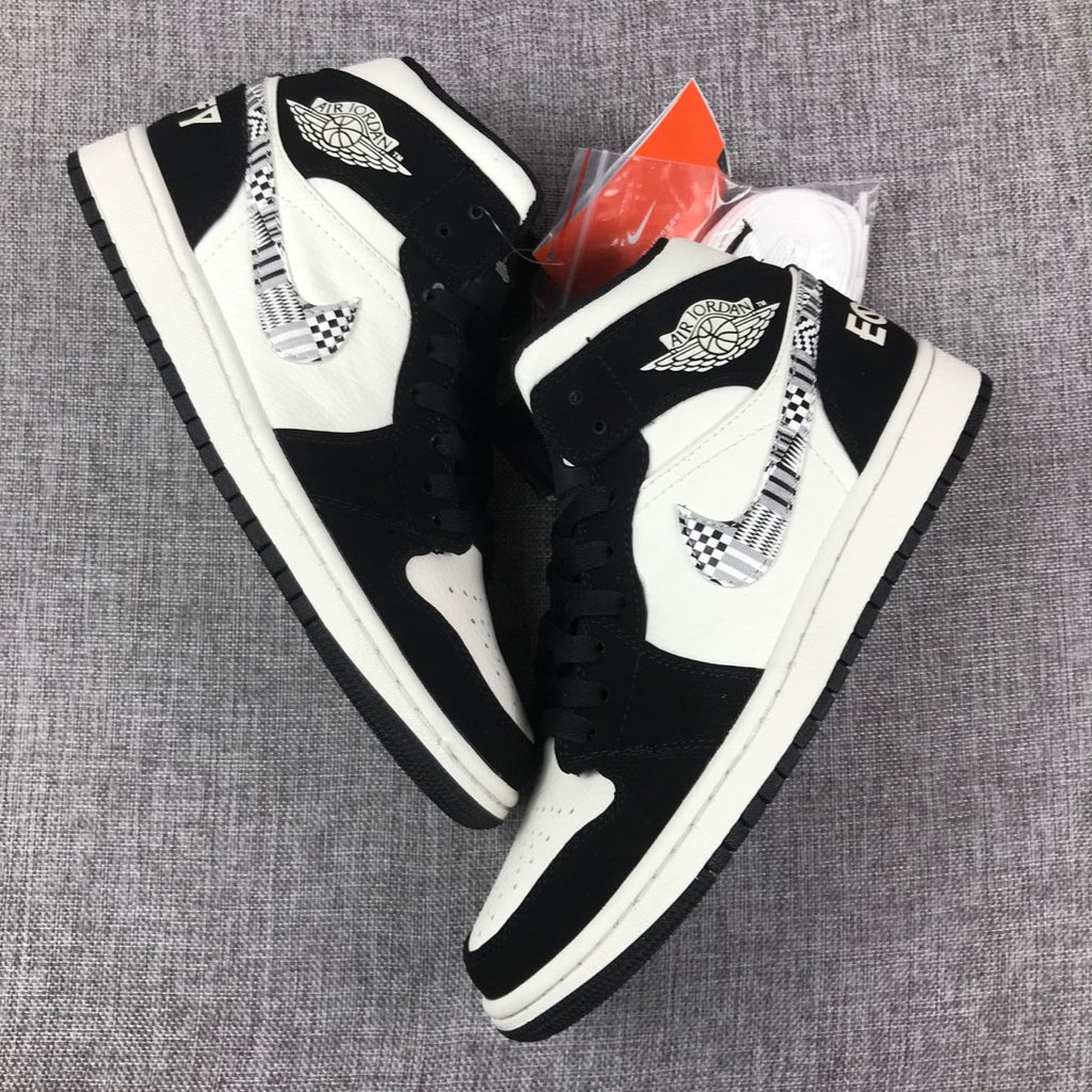 Black History Month Sneakers - Air Jordan 1 Mid 852542-010 - product image from the listing.
