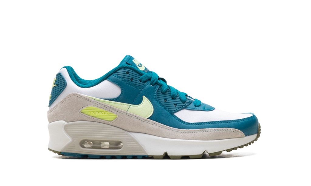 "Bright Spruce Barely Volt" Air Max 90 LTR GS CD6864 124 - product image from the listing.