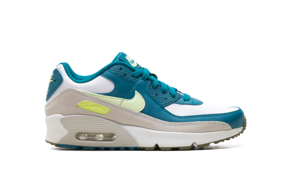 "Bright Spruce Barely Volt" Air Max 90 LTR GS CD6864 124 - product image from the listing.