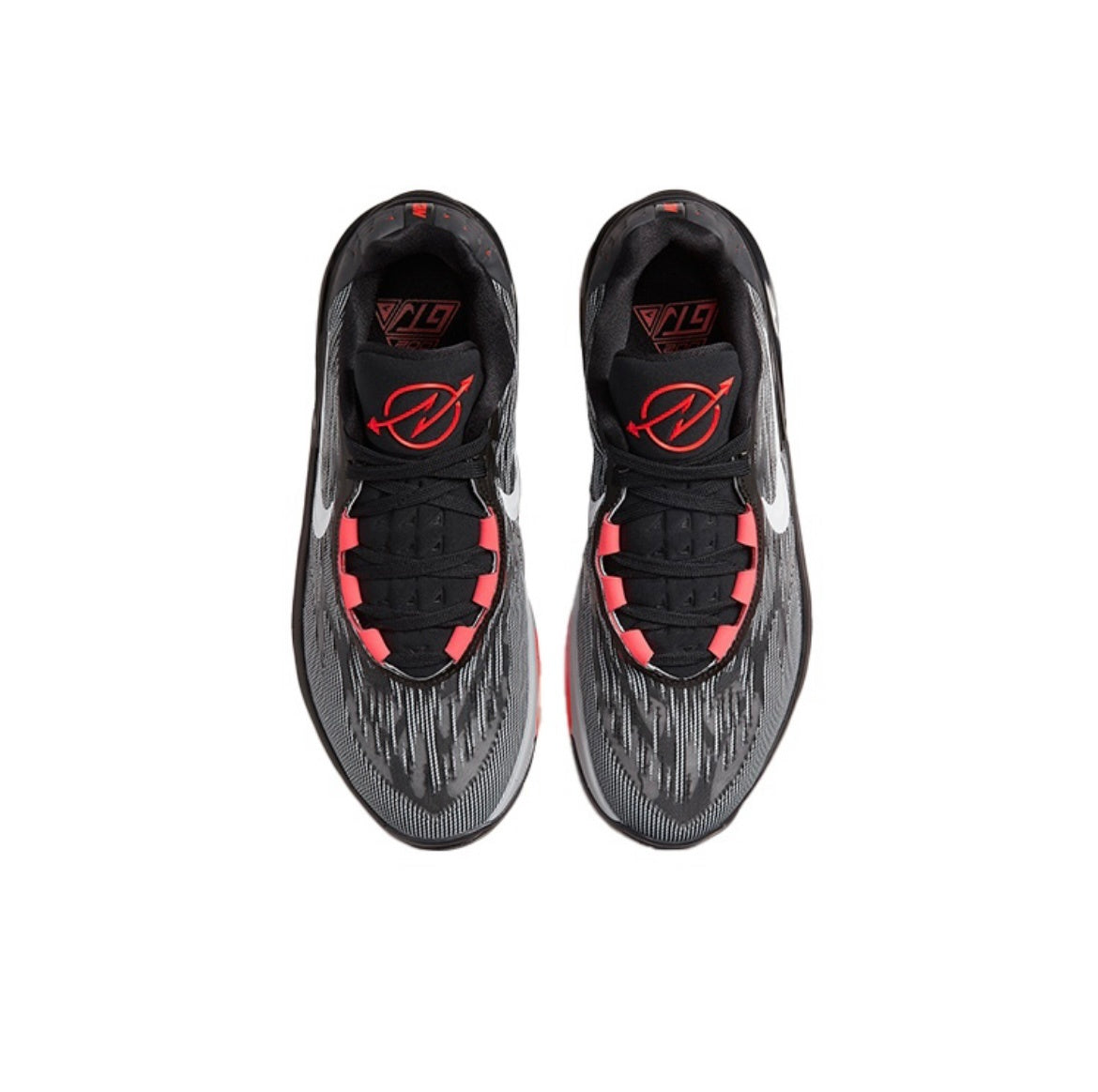Nike Air Zoom G.T. Cut 2 EP Basketball Shoes in Black Red DJ6013-001 - product image from the listing.