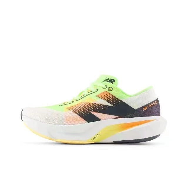 New Balance FuelCell Rebel Running Shoe, in White Multicolor - product image from the listing.