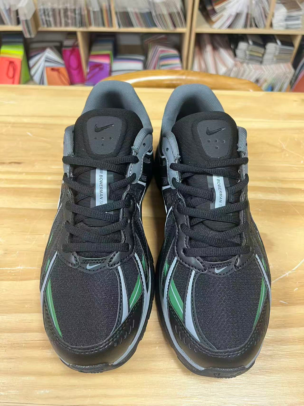 Nike P-9000 Sneakers in Black Grey Green IZ4752-004 - product image from the listing.