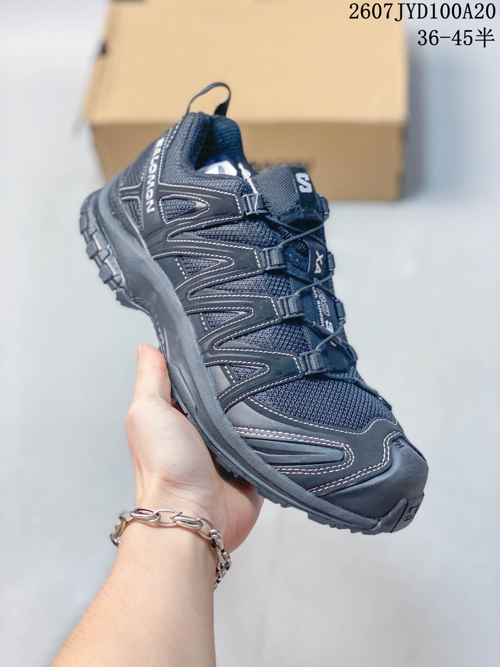 Salomon XA PRO 3D Trail Running Shoes in Black - product image from the listing.