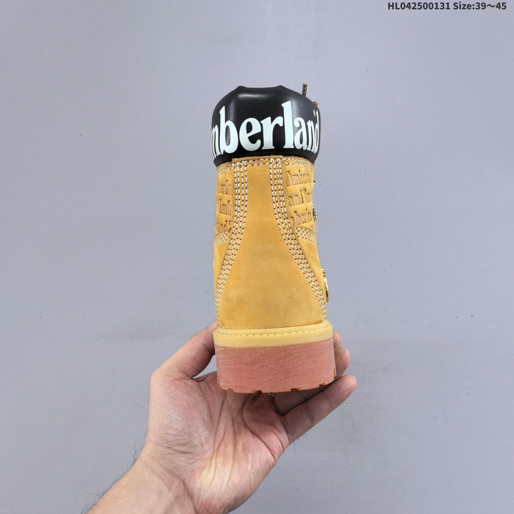 Yellow Lace-Up Ankle Boots by Timberland - product image from the listing.