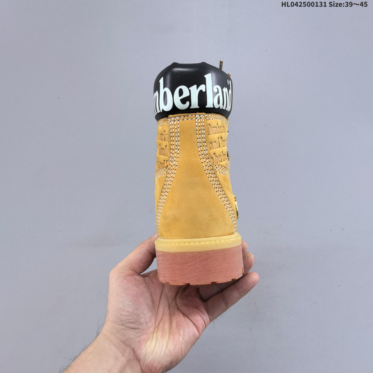 Yellow Lace-Up Ankle Boots by Timberland - product image from the listing.
