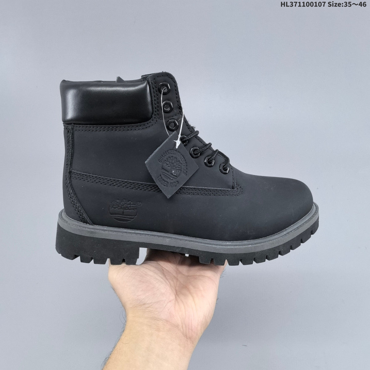 Timberland Lace-Up Ankle Boots in Wheat or in Black - product image from the listing.