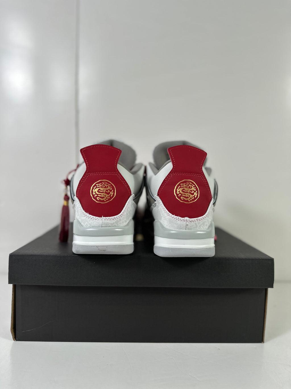 Jordan Dub Zero Basketball Sneakers in Red White Gray 311046-160 - product image from the listing.