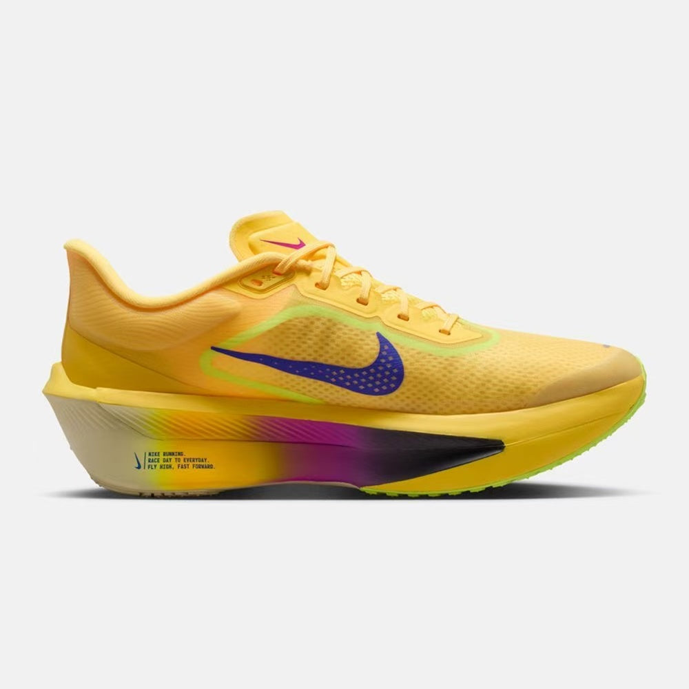 Nike Zoom Fly Shoes for Running, Lemon Yellow Multi-Color - product image from the listing.