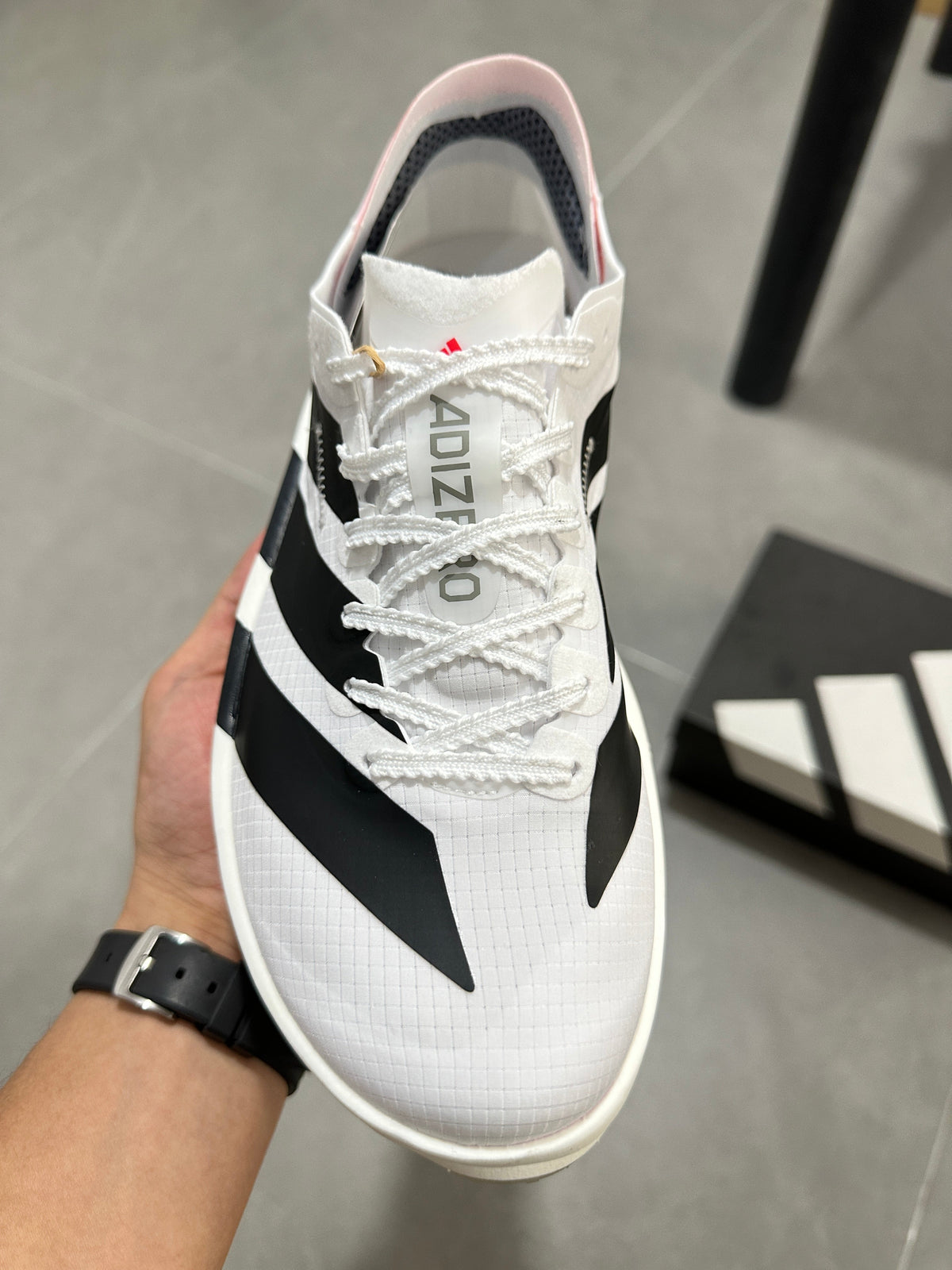 adidas Lightstrike Pro Running Shoes in White Black KI8290 - product image from the listing.