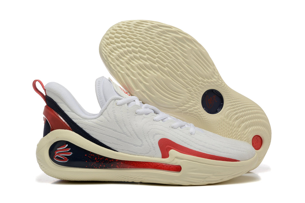 Nike LeBron 22 Basketball Shoes in White Red - product image from the listing.