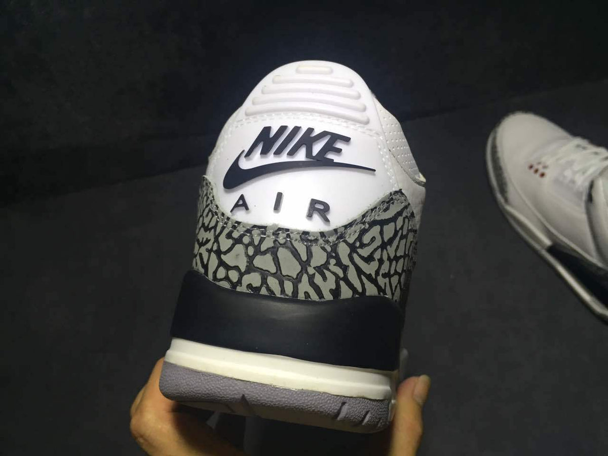 Air Jordan 3 White Cement High-Top Sneakers - product image from the listing.