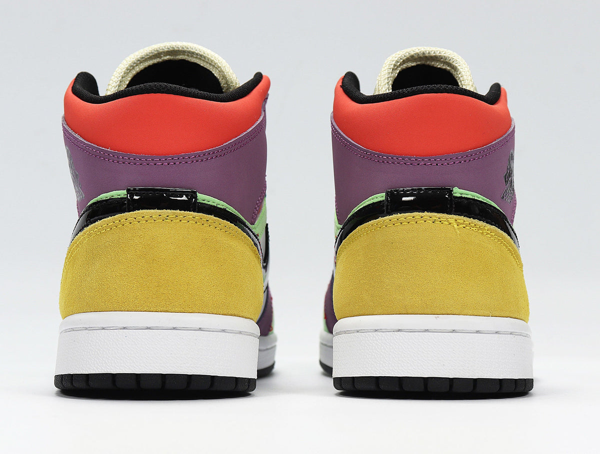 Air Jordan 1 High Sneakers in Multicolor CW1140-100 - product image from the listing.