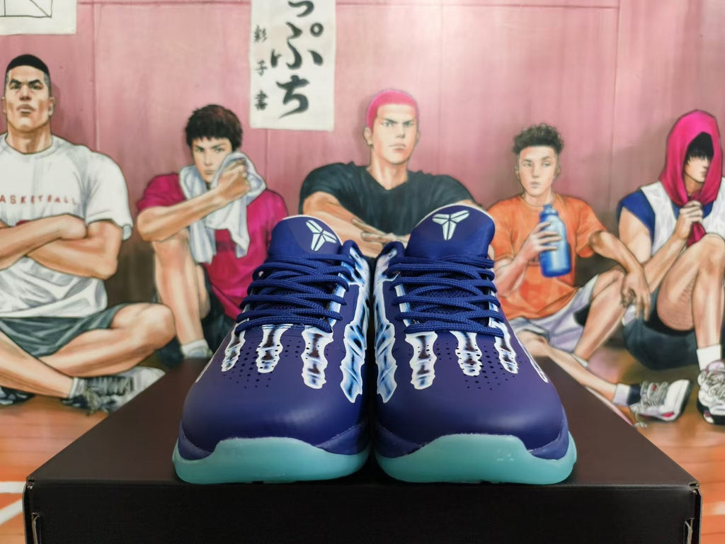 Nike Kobe 6 Protro Basketball Shoes in Blue and Aqua - product image from the listing.
