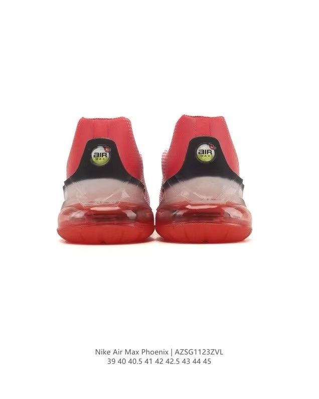 Nike Air Max Phoenix Running Sneakers in White Red LZSG1123ZVL - product image from the listing.