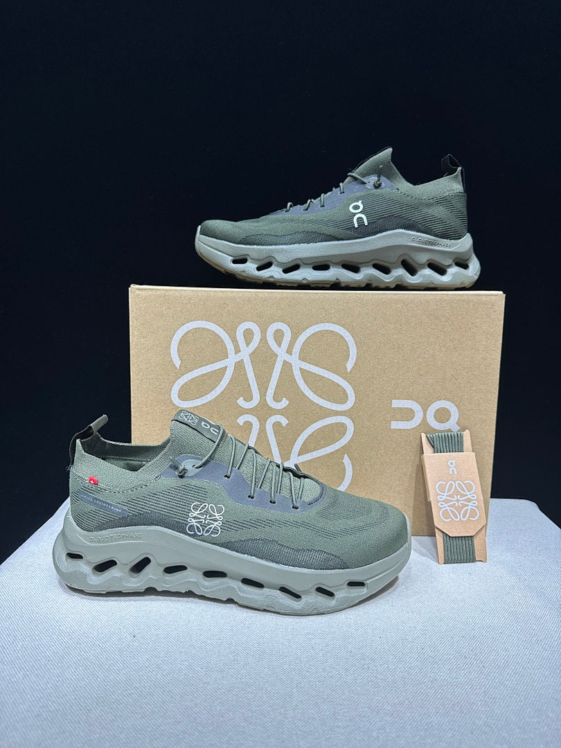 On Cloudtilt Loewe Sneakers in Khaki Green - product image from the listing.
