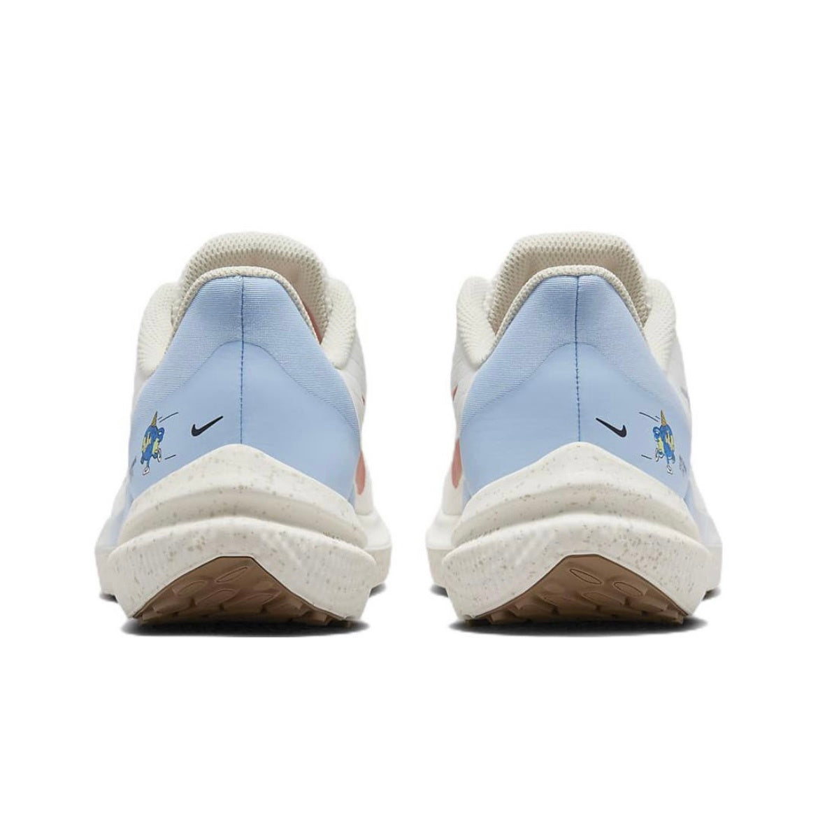 White and Light Blue Nike Air Winflo 9 Running Shoes DX6048-181 - product image from the listing.