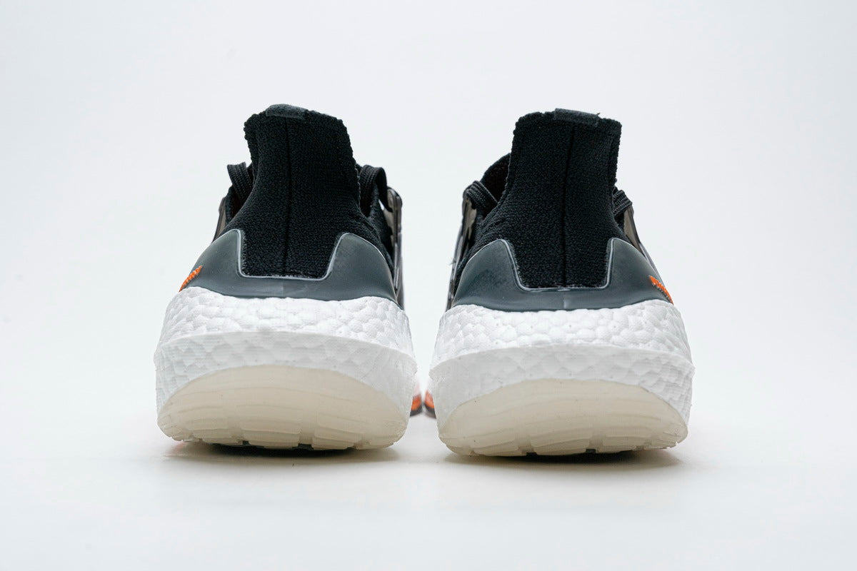 adidas Ultraboost 21 FY0389 Running Shoes, in Black and Grey - product image from the listing.