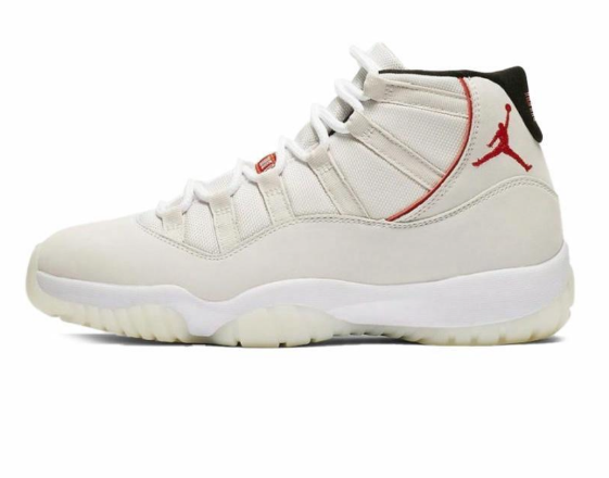 "Bugs Bunny" Jordan 11 Retro Low White Sneakers 378037-016 - product image from the listing.